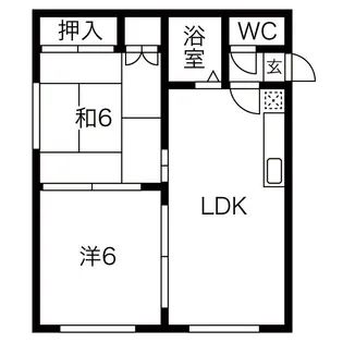ラフォーレ40【4階】の間取り