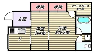 ワイズアパートメント和泉II【1階】の間取り