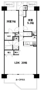 朝日マンション横浜蒔田【2階】の間取り