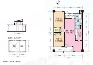 パティオス14番街【4階】の間取り