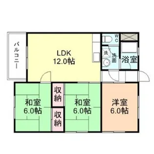 ロイヤルハイツ【1階】の間取り
