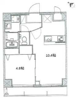 桜坂第3ハイツ【1階】の間取り