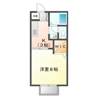 ミレーヌA・K【2階】の間取り