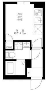 中板橋レジデンス【4階】の間取り
