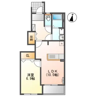 CENTURY椿C【1階】の間取り