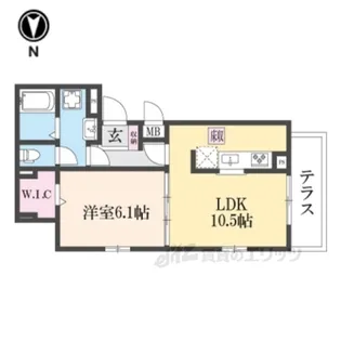 パークガーデン【1階】の間取り