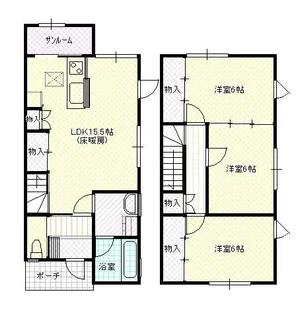 ピサリ本郷B棟の間取り