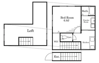 Comfortia【2階】の間取り