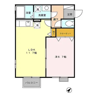 リヴェール【2階】の間取り