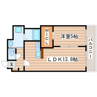 Kanon Sendai【4階】の間取り