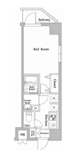 N-stage亀戸II【2階】の間取り