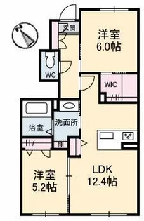 ガーデンズ中野東【1階】の間取り