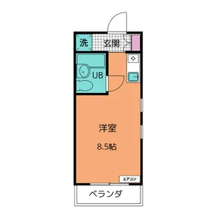 NORTH WING【1階】の間取り
