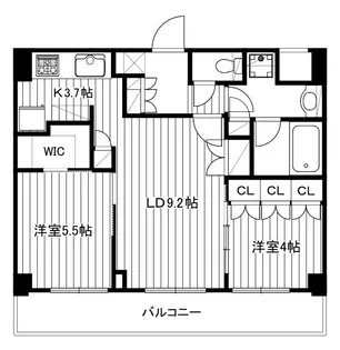 NIIYA平和台【3階】の間取り