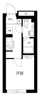 Residence 武蔵小山【2階】の間取り