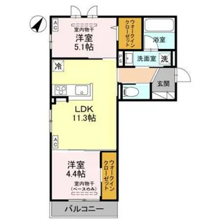 D-Grande下轡田 C【2階】の間取り