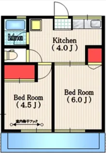 シティハイム 田園【1階】の間取り