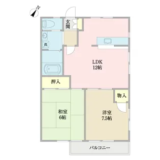 ハウスピープル【3階】の間取り
