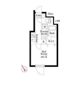 パセオ神宮前II【1階】の間取り