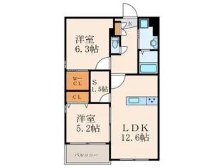 GrandChariot OHIRAKI【1階】の間取り