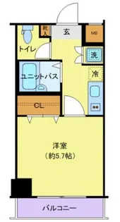 ラグジュアリーアパートメント本郷【6階】の間取り