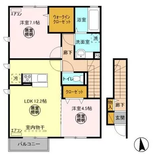 wildflower【2階】の間取り