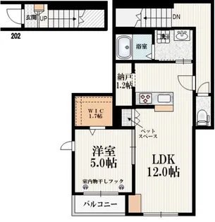 MAHALO MAISON【2階】の間取り
