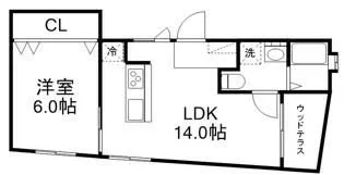 ロシェ沼袋【3階】の間取り