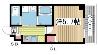 レガーロ雲井【2階】の間取り