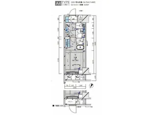 メインステージ横濱伊勢佐木III【2階】の間取り