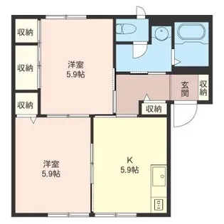 ファミール2【1階】の間取り