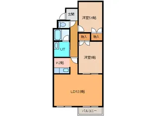 クレアコートII【4階】の間取り