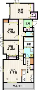 グラン・ソレイユ【2階】の間取り