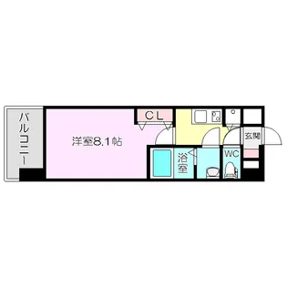 ジュネス新大阪レジデンス【10階】の間取り