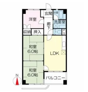 アビタコシキイワ【3階】の間取り