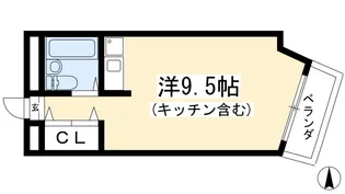 アベニールアサダ【5階】の間取り