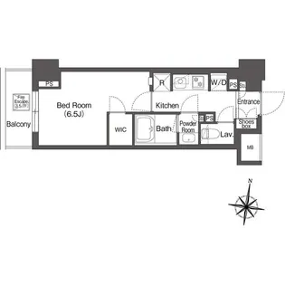 コンフォリア森下リバーサイド【8階】の間取り