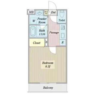フォレストリオ【2階】の間取り