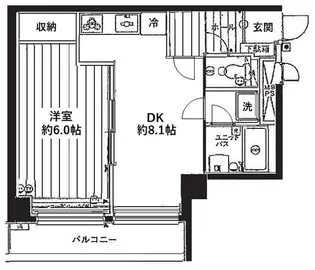 ダイアパレス田端第2【4階】の間取り