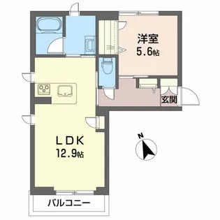 Maison Rachel(メゾン ラケル)【2階】の間取り