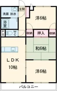 ルミエール稲葉【3階】の間取り
