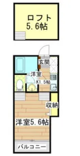 ザ・ソレイユ向山【1階】の間取り