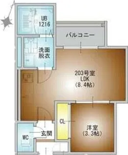 REGALEST守山III【1階】の間取り