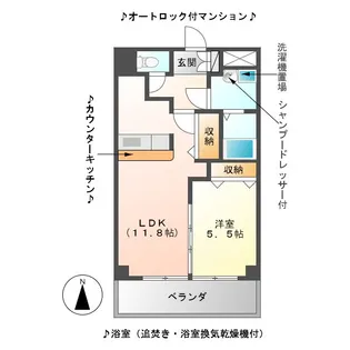 メゾン・ド・ルミエール【2階】の間取り