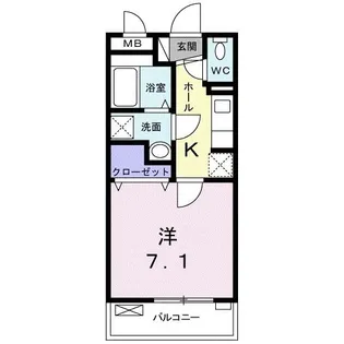 モイ キートス【2階】の間取り