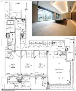 ロジュマンタワー梅田【10階】の間取り