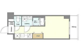 プライマル品川西大井【7階】の間取り