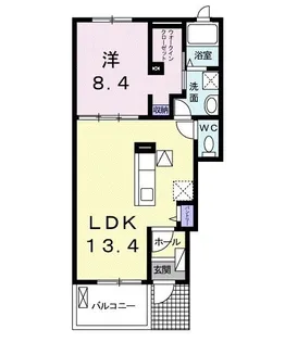 ラブリー・K III【1階】の間取り