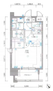 アルファシオ ディフォンド【10階】の間取り