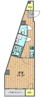 ヴィラ・フィオーレ【2階】の間取り